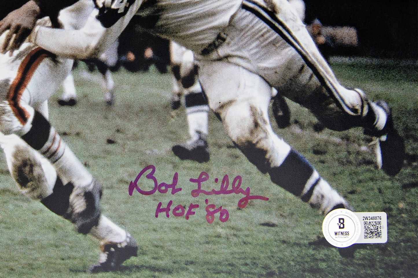 Bob Lilly Autographed Dallas Cowboys Photo (HOF 80)