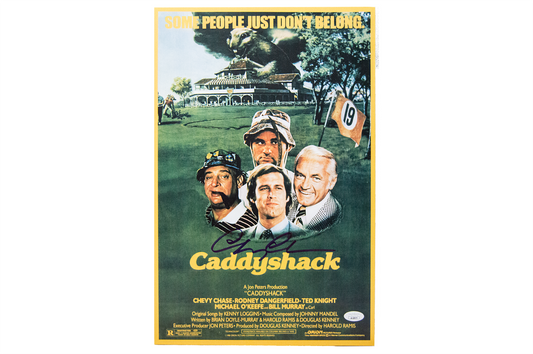 Chevy Chase Autographed 'Caddyshack' Poster