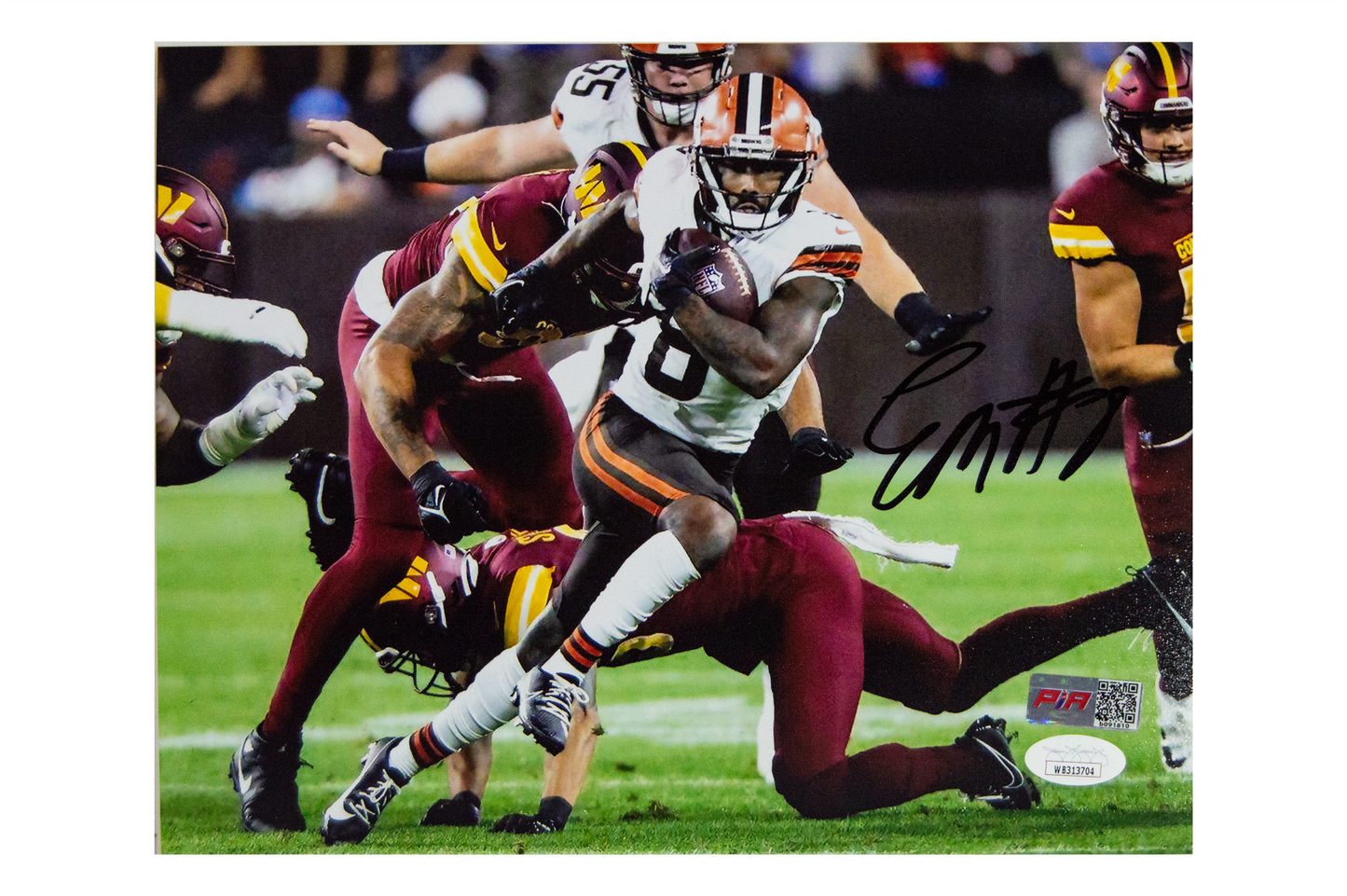 Elijah Moore Autographed Cleveland Browns Photo