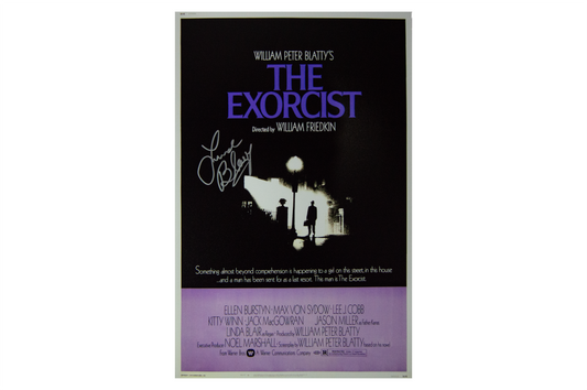 Linda Blair Autuographed 'The Exorcist' Poster