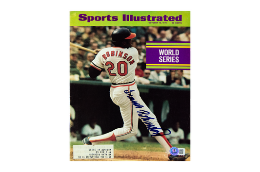 Frank Robinson Autographed 1971 World Series Sports Illustrated