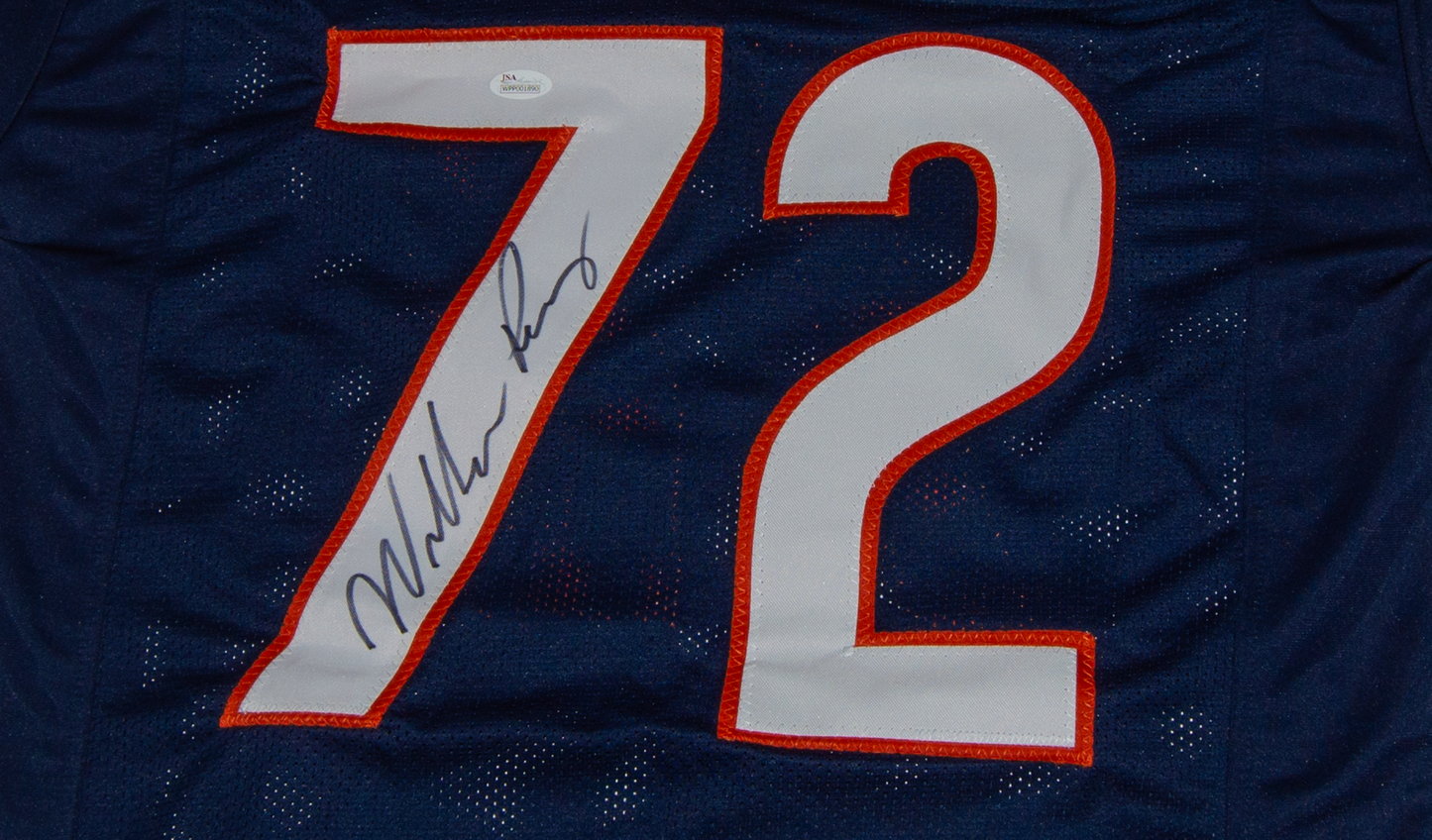 William Perry Autographed Blue Chicago Custom Jersey