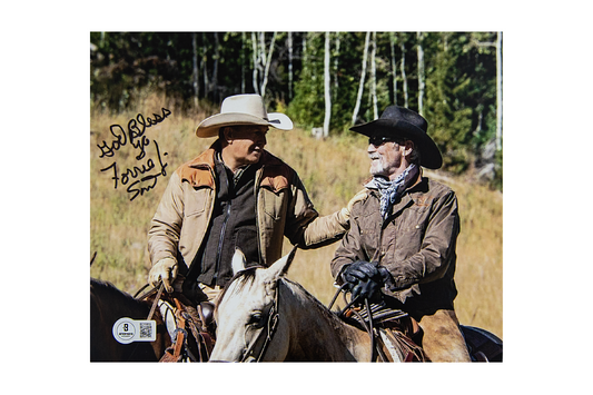 Forrie J. Smith Autographed 'Yellowstone' 8x10 Photo (God Bless Ya)