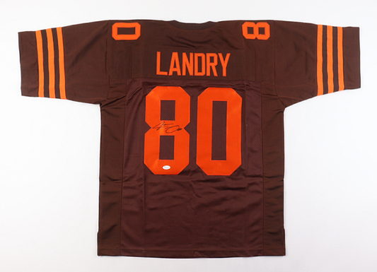 Jarvis Landry Autographed Brown Cleveland Custom Jersey