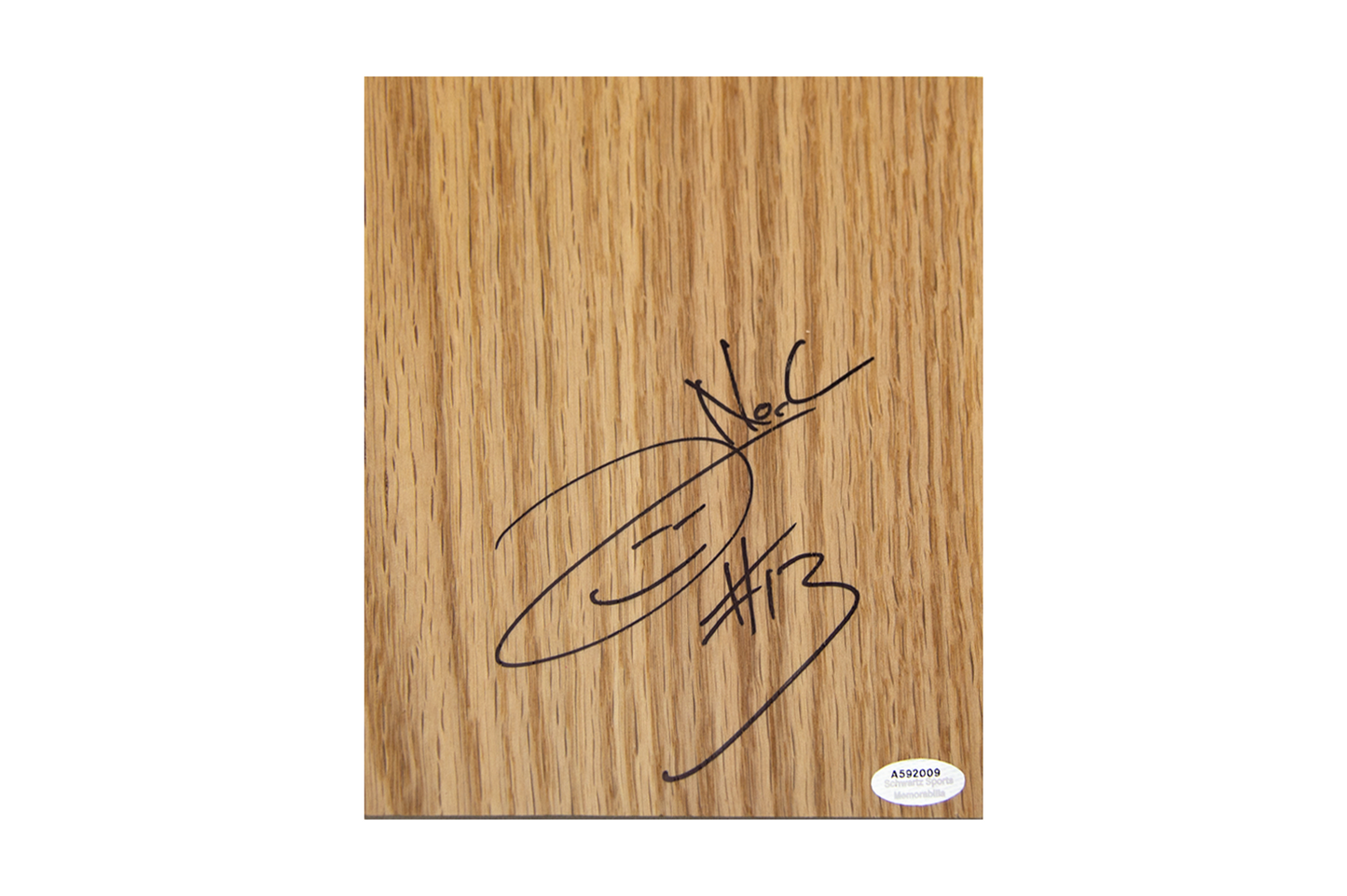 Joakim Noah Autographed Court Floor Piece