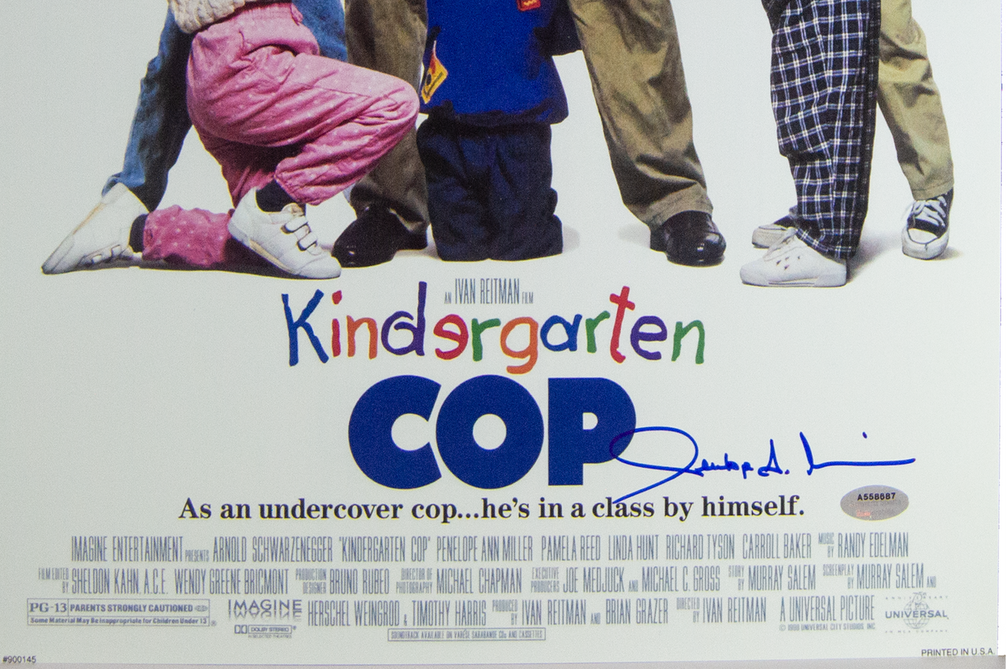 Penelope Ann Miller Autographed 'Kindergarten Cop' Poster