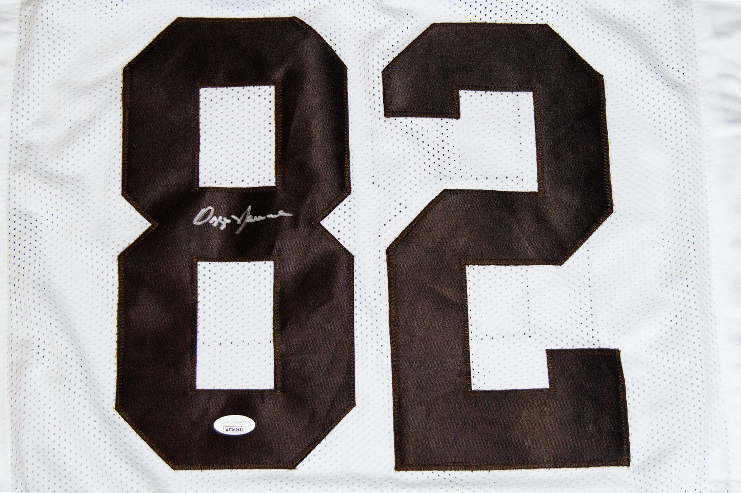 Ozzie Newsome Autographed White Cleveland Custom Jersey