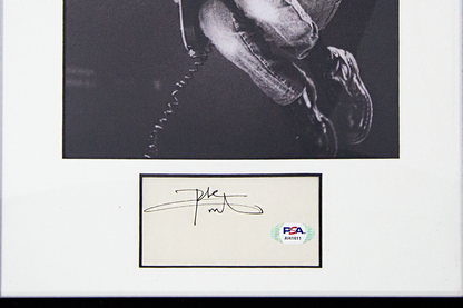 Pete Townshend Autographed Framed Cut Display
