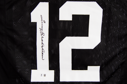 Terry Bradshaw Autographed Custom Black Pittsburgh Jersey