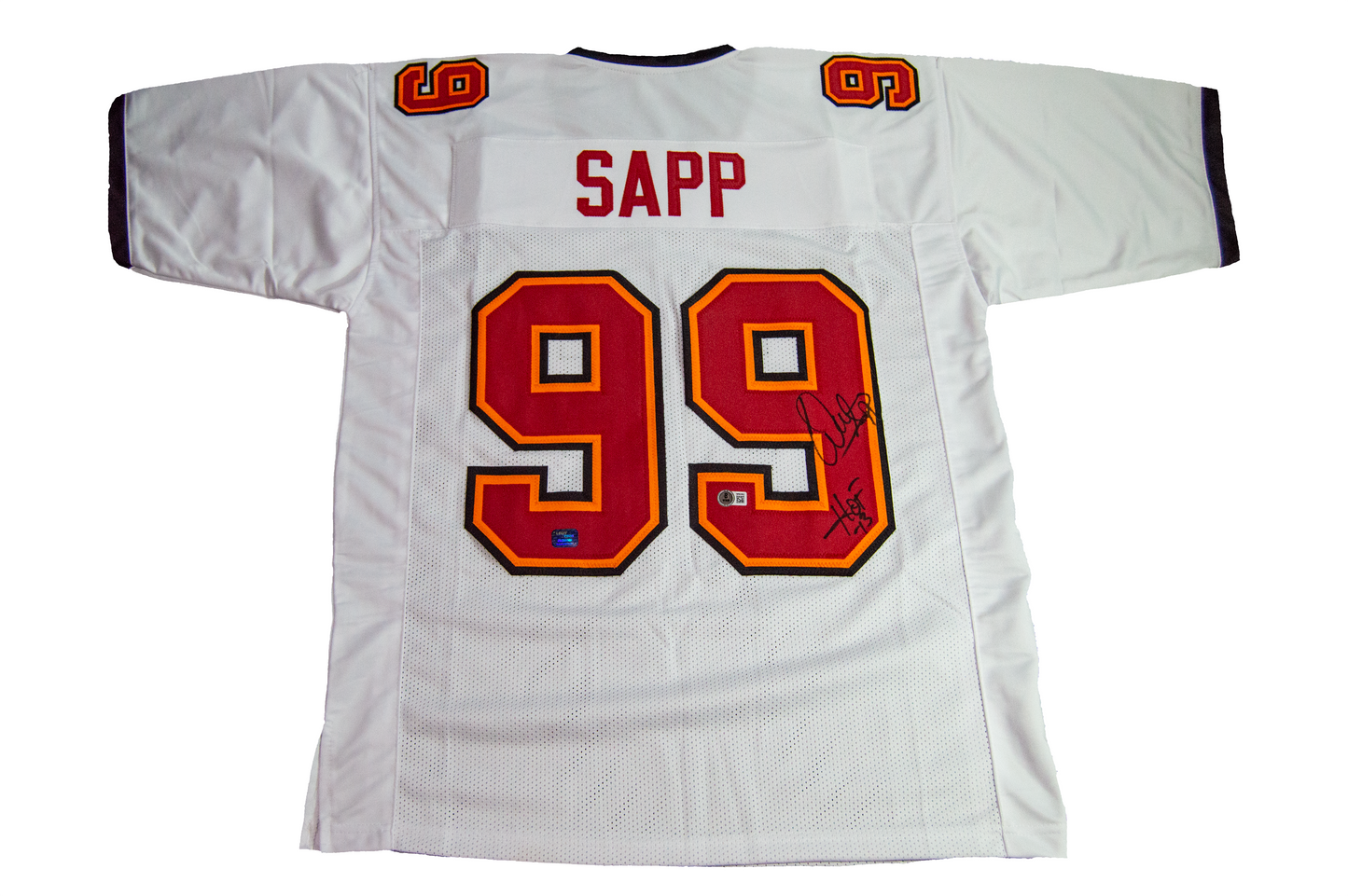 Warren Sapp Autographed White Tampa Bay Jersey (HOF '13)